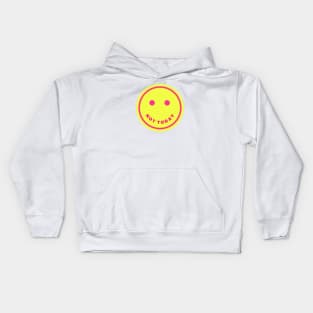 Not today smiley (yellow) Kids Hoodie